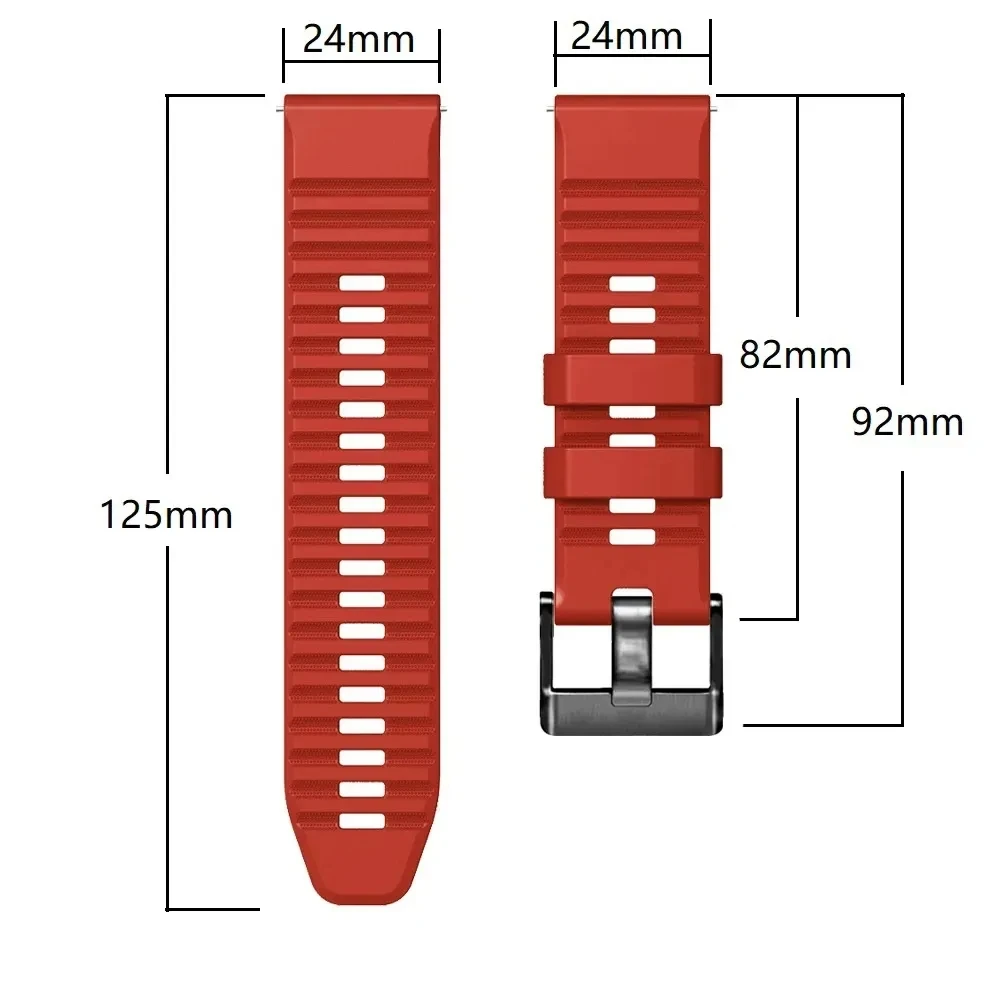 Älykellon ranneke ticwatch pro 5: lle, korvaava kellon ranneke, silikoniranneke, joka on yhteensopiva ticwatch pro 5:n kanssa