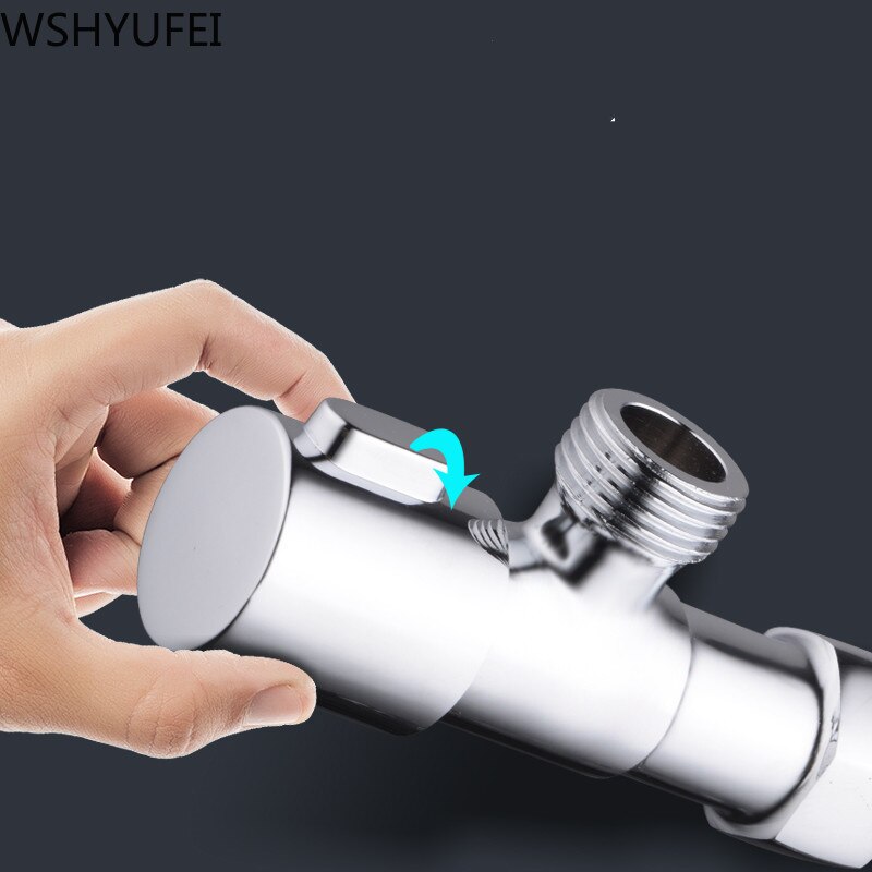Solid Copper Thickening Water Stop Valve Water Heater Kitchen Washing Machine Toilet Water Heater Angle Valve Switch