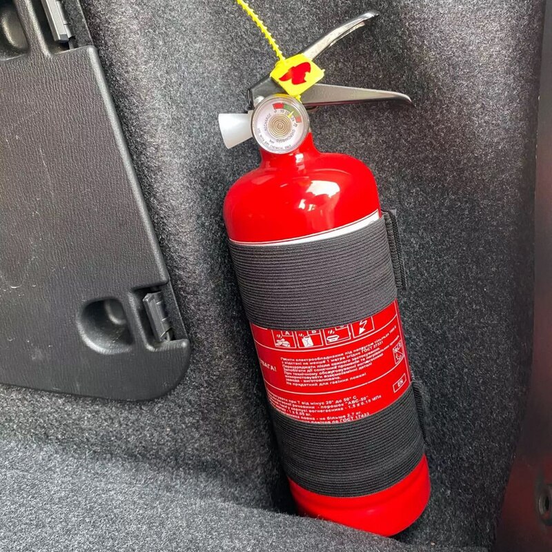 Auto Kofferraum Organizer Elastische Befestigung Gürtel Lagerung Bänder Fixiert Gurt Feuerlöscher Befestigung Gürtel Automobil Innen Zubehör