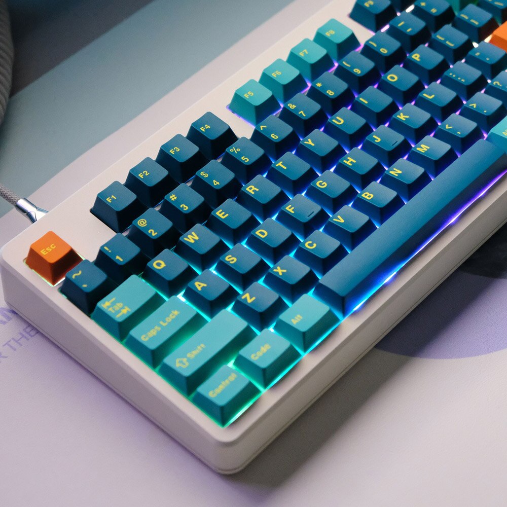 Teclado mecánico para Gaming GMK Merlin/Olivia/Aero, 173 teclas, perfil Cherry, doble disparo, para GMMK pro NJ68