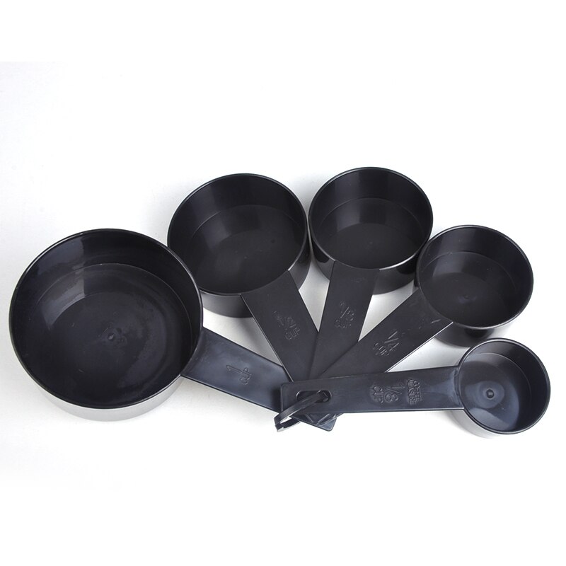 5/10pcs Kitchen Measuring Tool Measuring Cup and Spoons Plastic Teaspoon Coffee Sugar Scoop Cake Baking Flour Measuring Cups