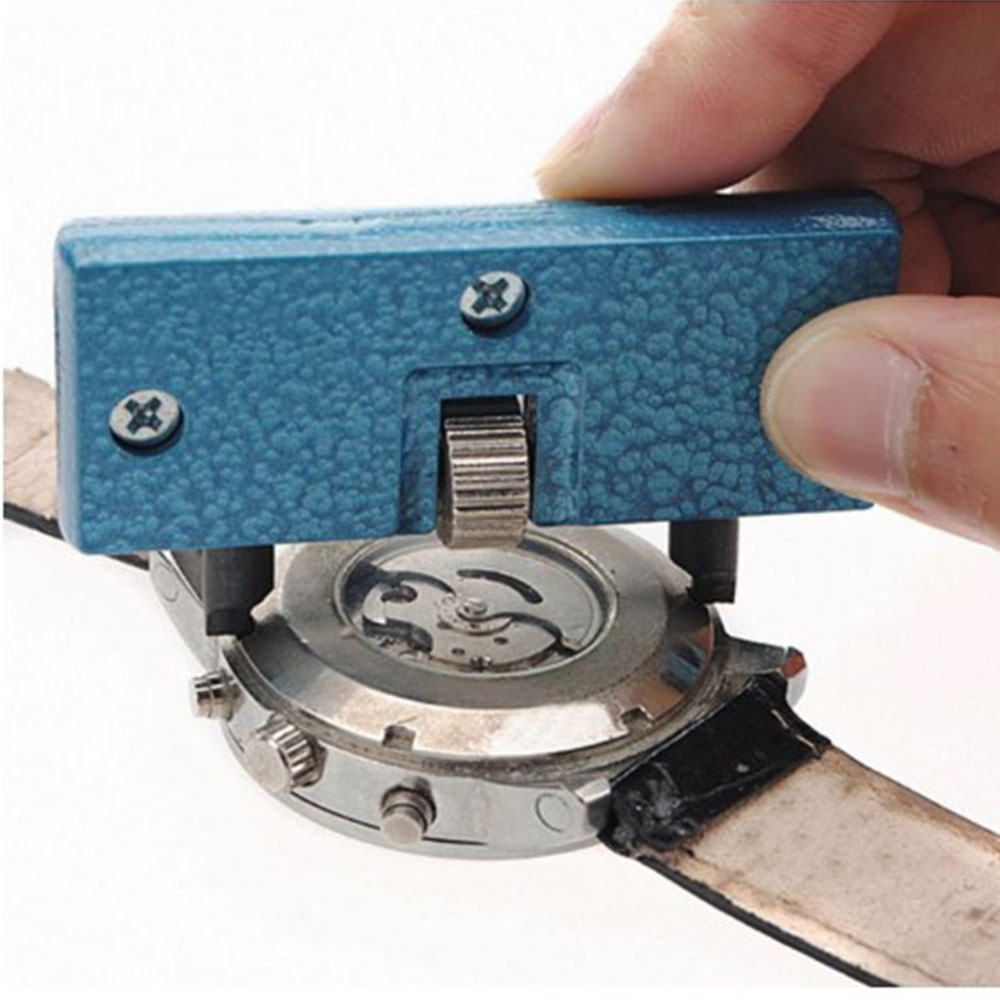 Reparatie Tafel Tool Draagbare Twee-Pin Grote Kaliber Tafel Opener Open De Achterkant Van Het Horloge Voor batterij Tool Ronde Mond