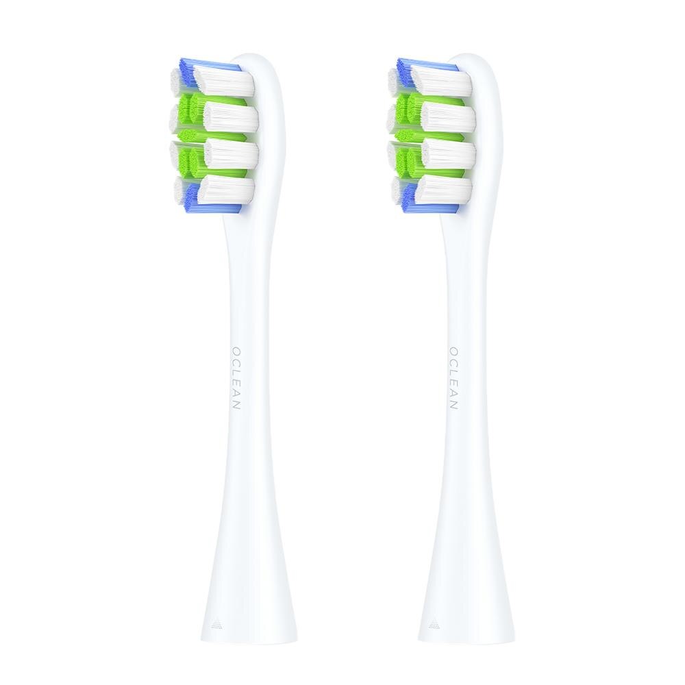 Original oclean repleacement tandbørstehoved til oclean x pro x one zi alle serier elektriske tandbørster tænder børstehoveder: 2 stk  p1