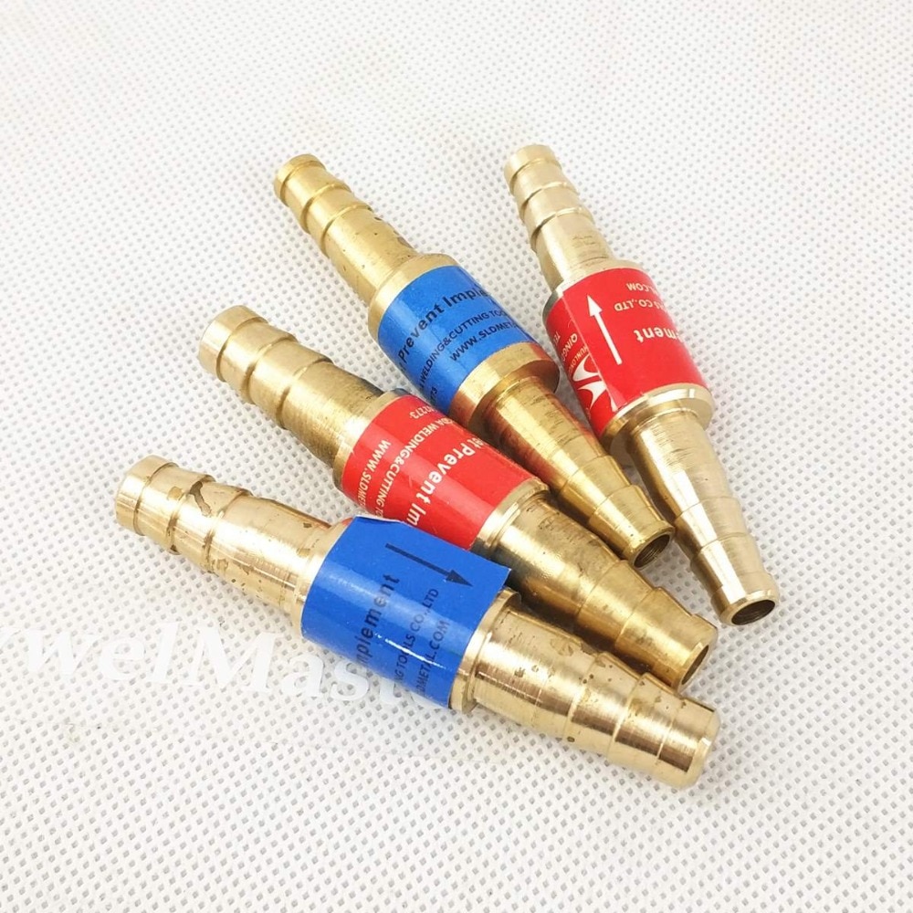 Flashback Arrestor Oxygen Acetylene/Fuel Safety Valve Welding/Cutting Torch 8mm/0.31" or 10mm/0.4" Hose Flame Buster