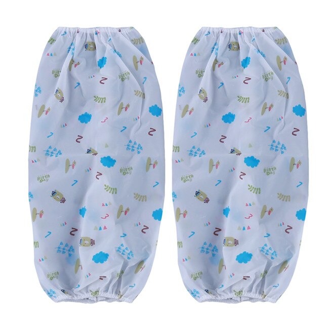 Cute Cartoon Adult Long Waterproof Cuff Male And Female Kitchen Clean Antifouling Oil Protection Cuff Cleaning Tools Accessories: Gentleman bear