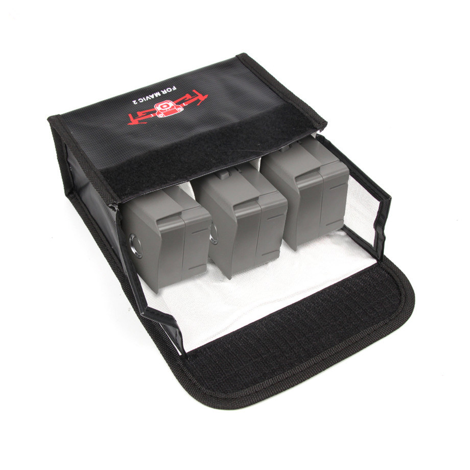 Mavic 2 eksplosionssikker lipo batteri sikker sikkerhedsvagt opladning opbevaringsholder taske til dji mavic 2 pro / zoom drone tilbehør