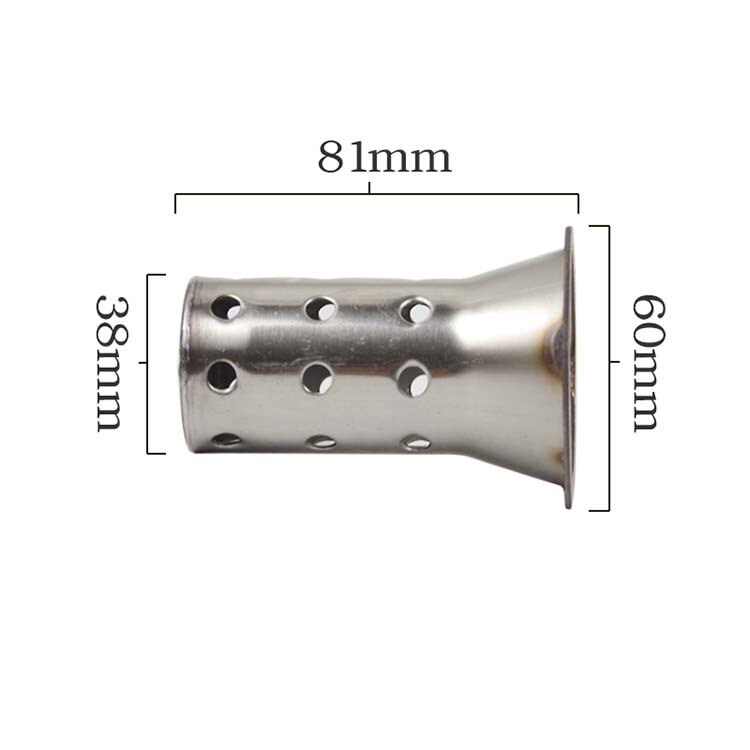 universal 51mm front end DB Killer for Motorcycle Exhaust Muffler DB killer Silencer Noise Sound Eliminator for Off road Bike: G 60mm
