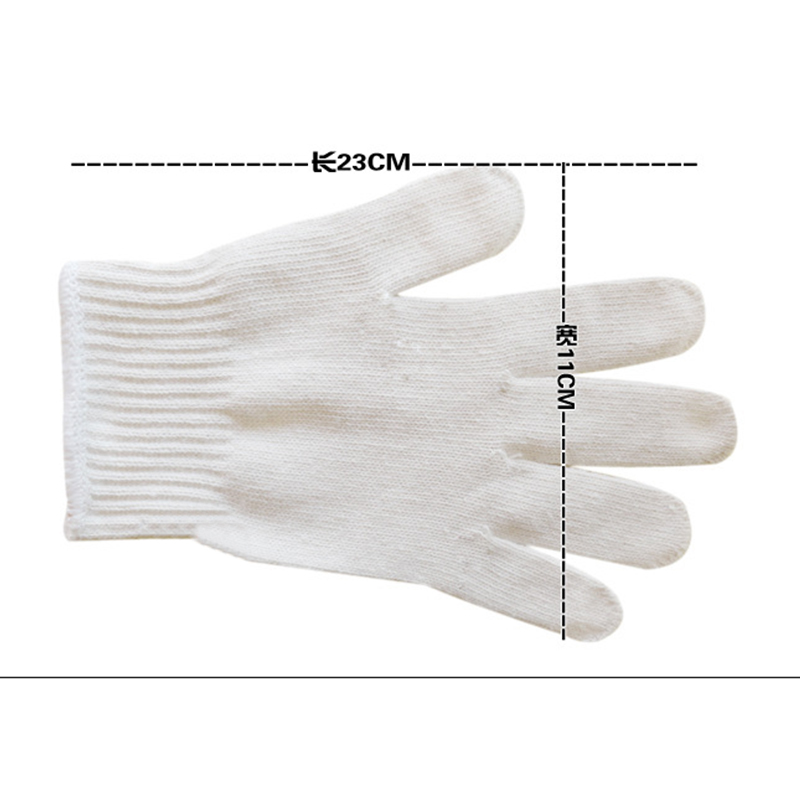 Gants de jardinage de , fil de coton épais, gants de protection du travail, gants en fil de coton résistant à l'usure