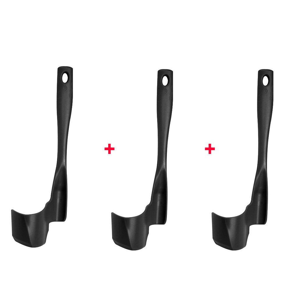 TM5/TM6/TM31 Thermomix Küche Rotierenden Spatel Entfernen Portioning Lebensmittel Rotierenden Schaber Verarbeiter Multi-funktion Dreh: 3Stck Schwarz-01