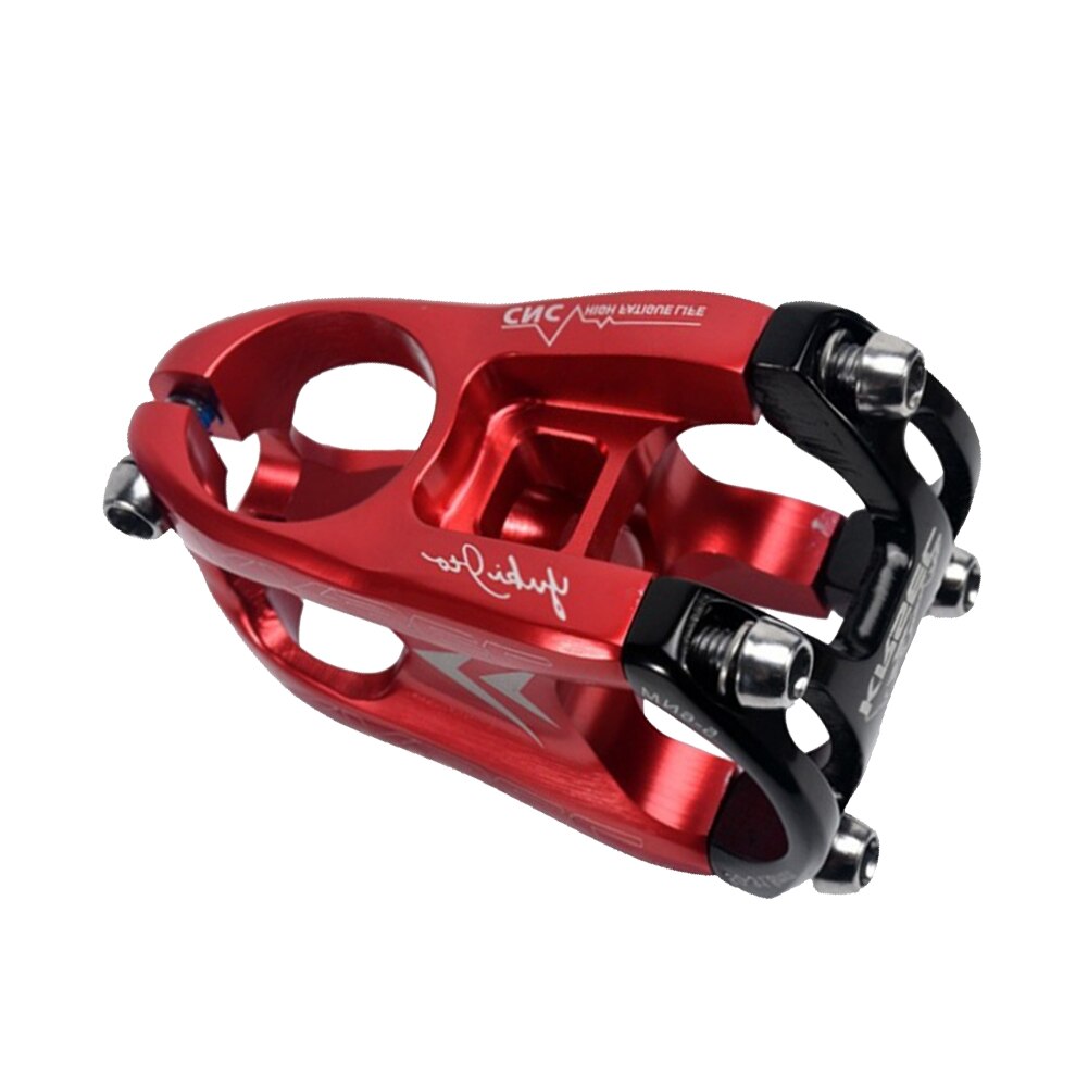 Fiets Stuurpen Met Hoge Sterkte 31.8 Mm 50Mm Gefreesd Fietsen Aluminium Mtb Mountain Road Fiets Stuur stem: Red Black