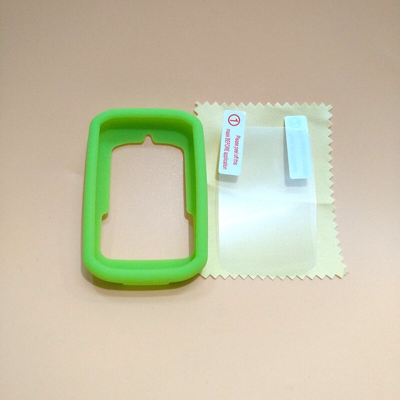 Bryton – étui pour ordinateur de vélo, housse de protection en caoutchouc, dessin animé, avec film HD (pour Bryton Rider 10 15): Green