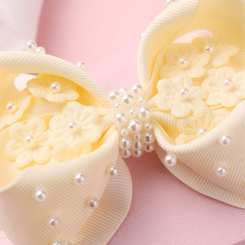 Épingles à cheveux nœud papillon en dentelle Kawaii pour filles, fleur, papillon, pince à cheveux, perle, boutique, vêtements de sauna, outils de coiffure,
