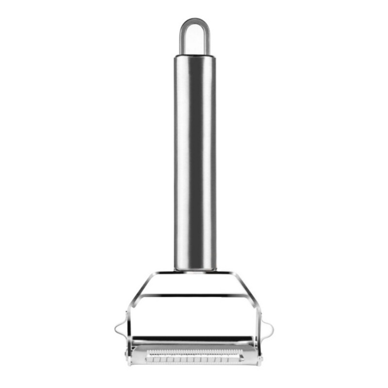 Handige dubbele fruit dunschiller messen sharp aardappelen wortelen rasp hoge flexibiliteit van roestvrij staal keuken gereedschap