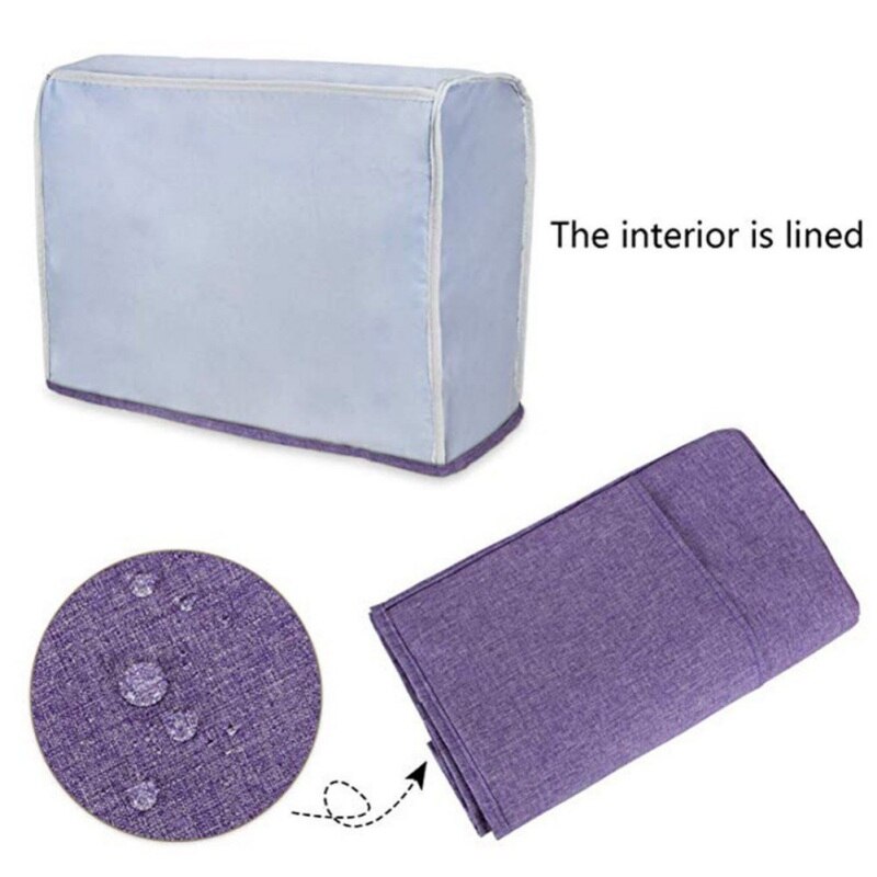 Housse anti-poussière pour Machine à coudre | Avec poches pratiques pour accessoires supplémentaires, protection étanche universelle pour Singer & Brother Mac