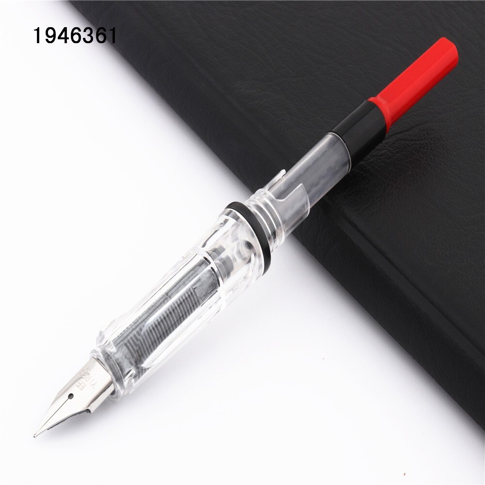 Pluma estilográfica de tinta blanca transparente de lujo de 359, útiles de oficina para estudiantes, bolígrafos elegantes para escribir en la escuela