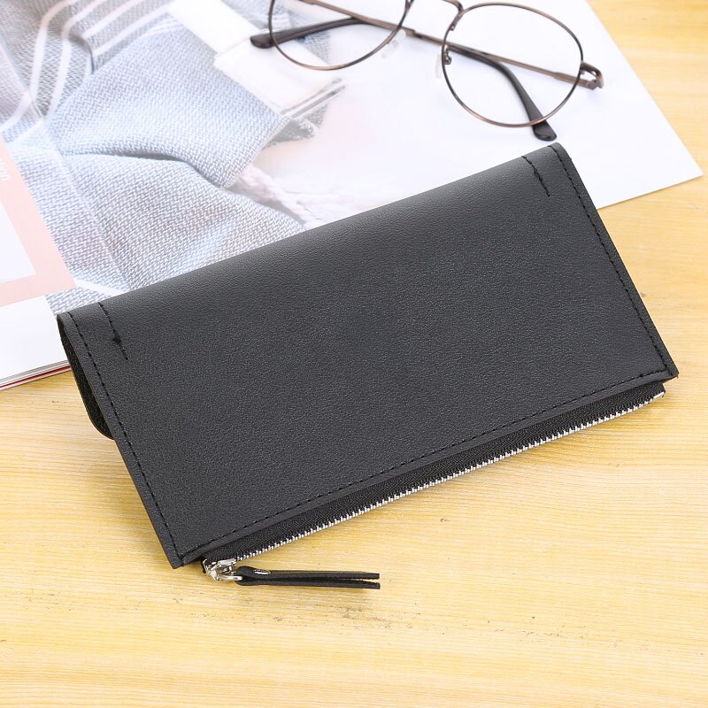Simple Zipper Envelope Ladies Wallet Mid-length Large-capacity Women's Wallet Multi-card Card Holder