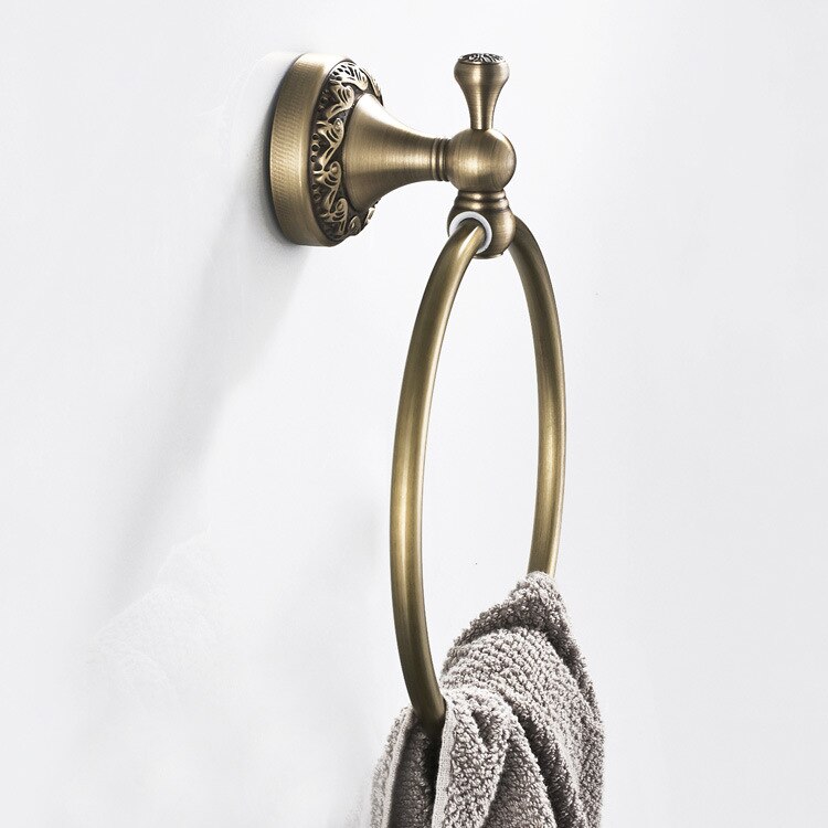 2 Pack Handdoek Houder Ring Ronde Wandmontage Baden Handdoekenrek Keuken Badkamer Accessoires