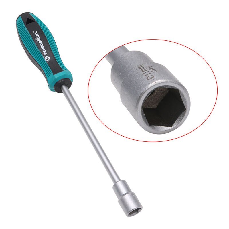 3-11mm Metal Socket Driver Hex Nut Key Wrench Screwdriver Nutdriver Hand Tool: 11mm
