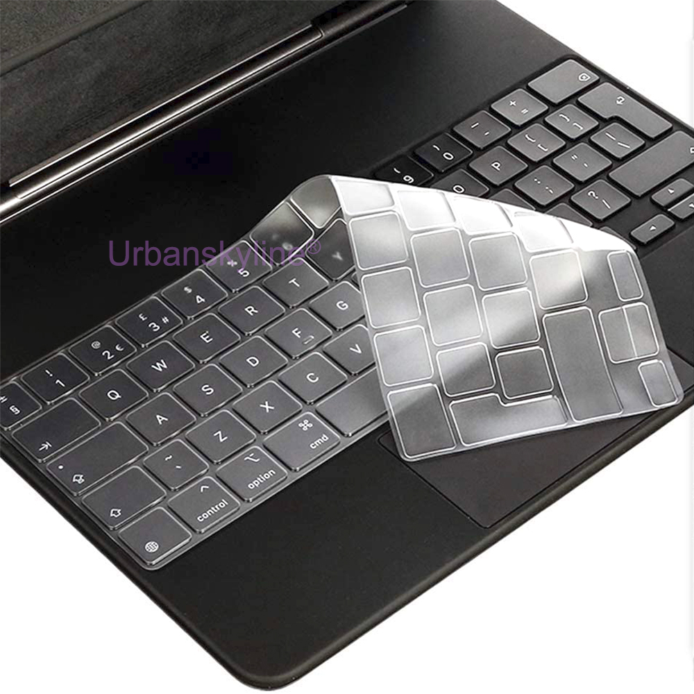 Pokrowiec na klawiaturę do iPada Pro 13 M4 12.9 Magic Keyboard Air 11 M3 10 10.5 10.9 M2 M1 Smart Case Folio Silicone Protector Skin TPU