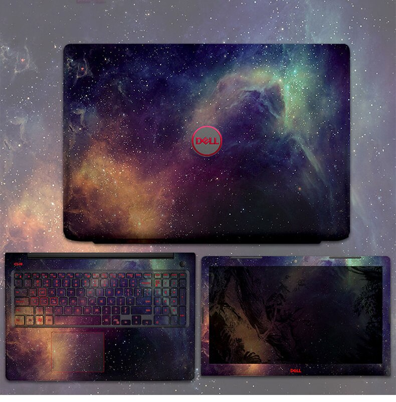 VTRONHYE – autocollant en vinyle pour Dell Inspiron 14-7467, Texture colorée, Film de protection pour ordinateur portable: Option 2