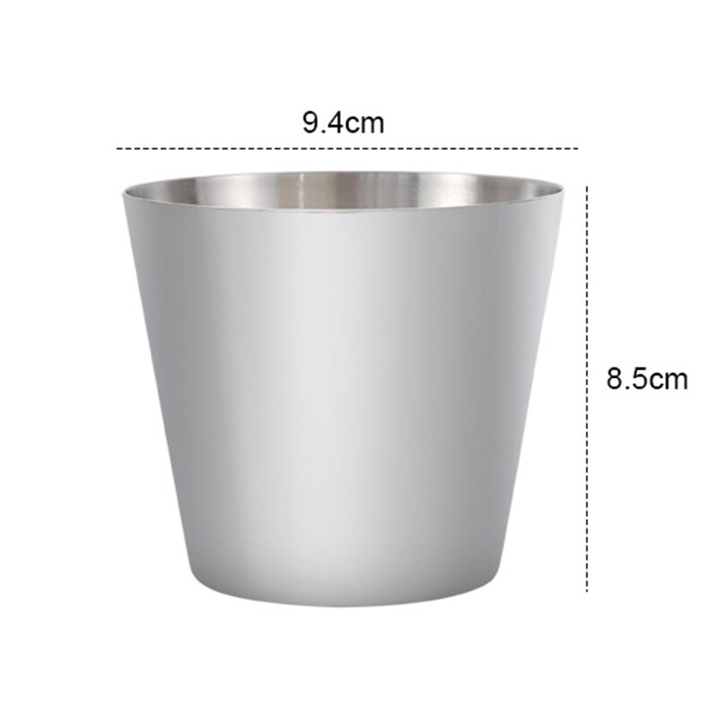 304 Stainless Steel Seasoning Dish Soy Tomato Sauce Salt Vinegar Flavor Spice Plate Kitchen Spice Container Cup HYD88