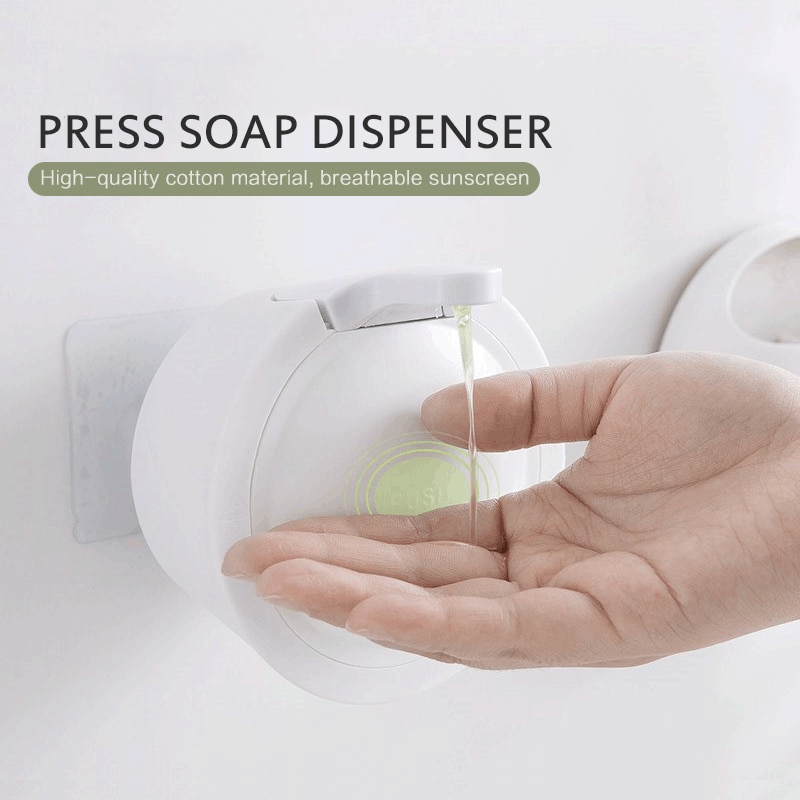 350 Ml Zeepdispenser Muur Gemonteerde Afwasmiddel Punch-Gratis Lotion Shampoo Hand Water Pasta Installatie presser Fles