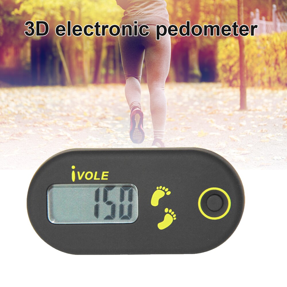 Pedometro fitness sportivo portatile distanza a piedi distanza a piedi fitness caloria conteggio dei passi pedometro attrezzature per il fitness
