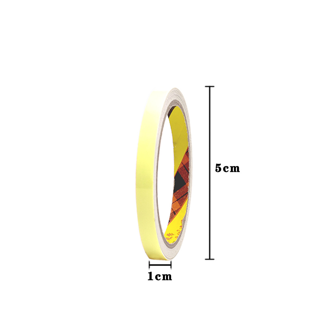 Wall Sticker DIY Glow In The Dark Luminous Fluorescent Night Self-adhesive Safety Sticker Tape Home Decoration_czh: A