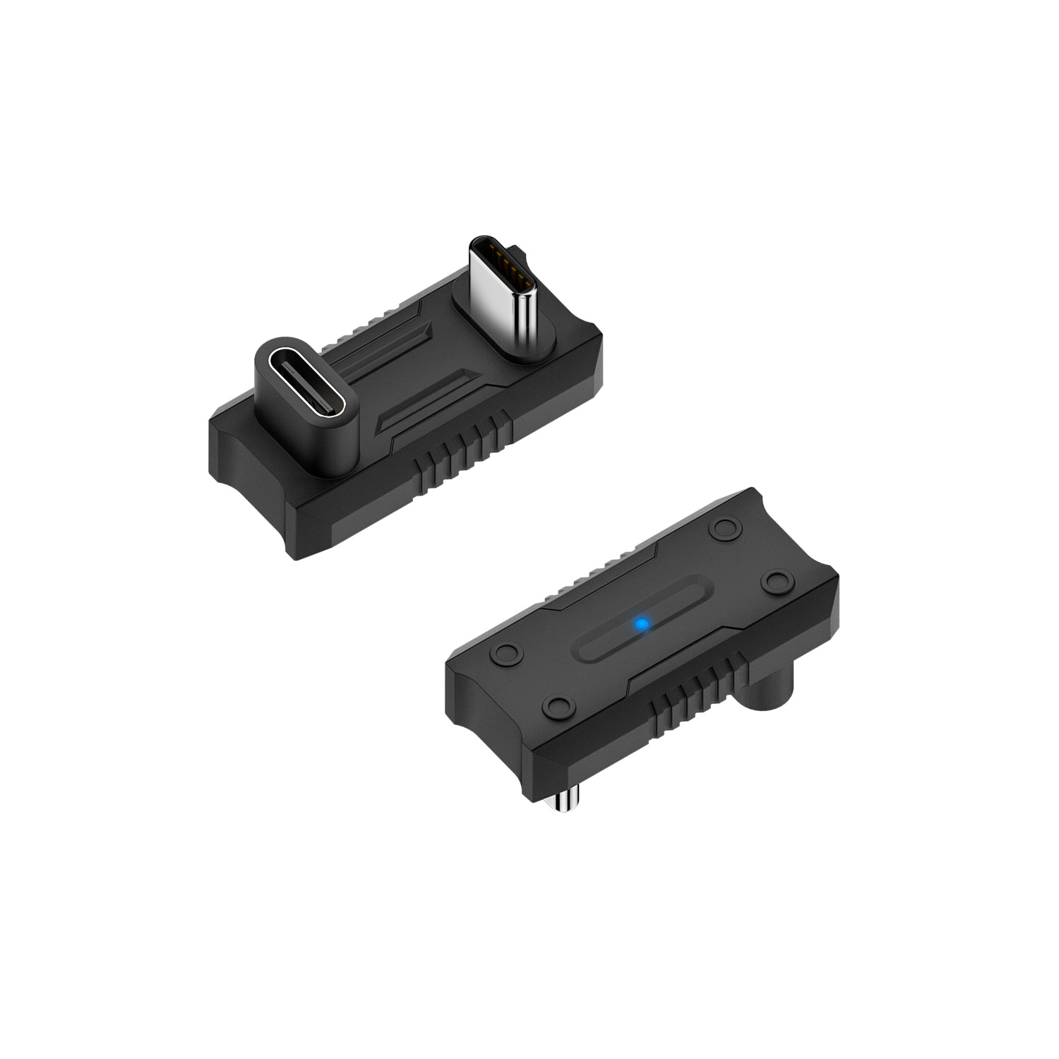USB C to USB C Adapter 20Gbps 180 Degree U-shaped Type C Female Adapter for Asus ROG Ally/NS Switch Console 8K@60Hz Converter: Default Title