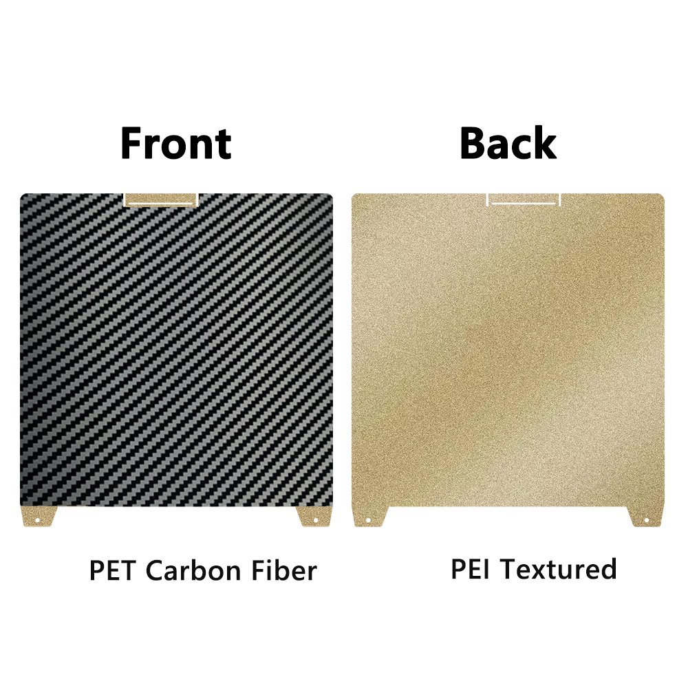 For K2 Plus Build Plate 370x370 PEI Texture-smooth Magnetic Heated bed for Creality K2 3D printer Accessories/Spare Parts: green