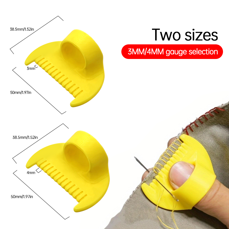 1-5 Stück DIY Handnähhilfen Handnähhilfe NäHenne Fingerhut Fingerschutz Einfache Nähwerkzeuge für Anfänger und Senioren NäHenne