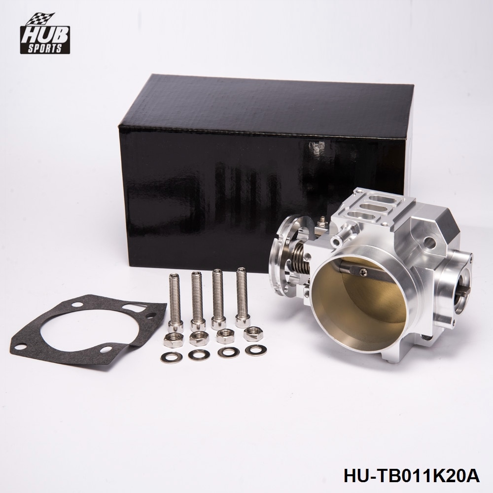 Aluminum Intake Manifold 70mm Throttle Body Silver For Honda/Acura K-Series manifold HU-TB011K20A