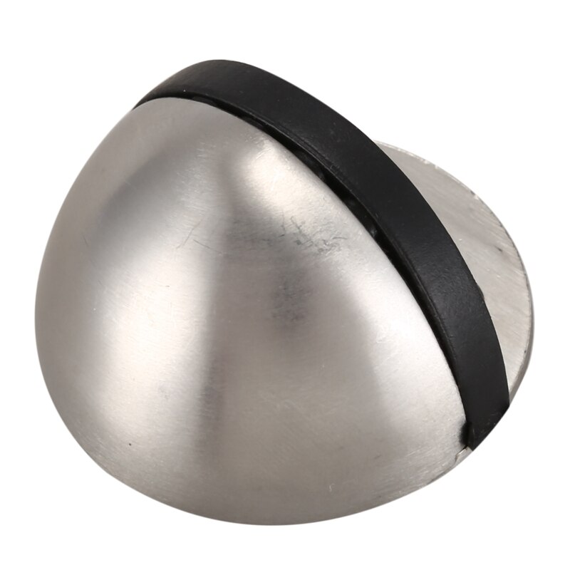 -Ronde Deur Stop Zware Eenvoudige Deurstop Floor Mount voor Home Office Hotel Solide Metalen Roestvrij Staal met rubber Pad Cyl