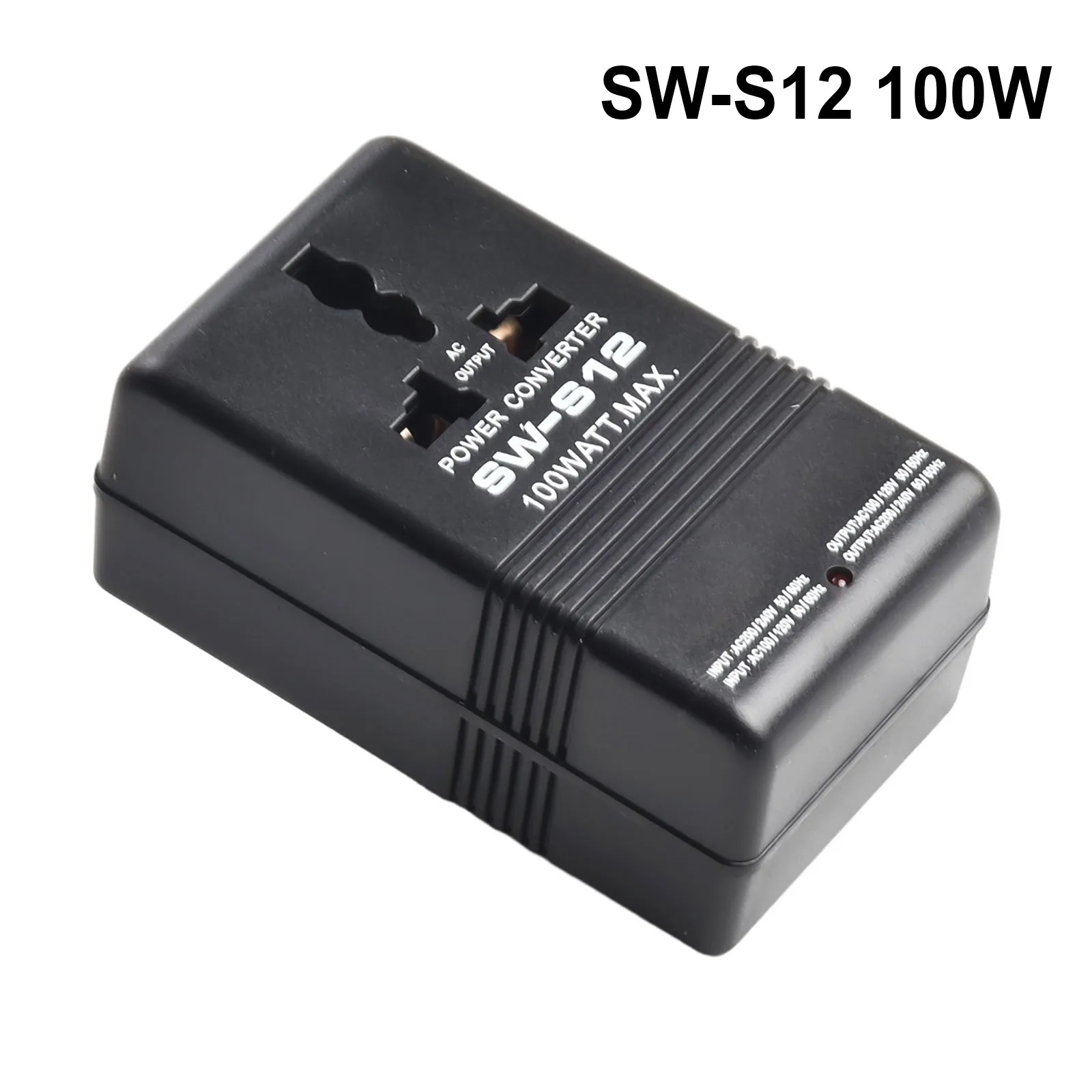 100-w step-up/step-down transformer , 110/120 v to 220/240 v, 70 w/100 w, 55 hz – 60 hz current transformer travel adapter: Gold