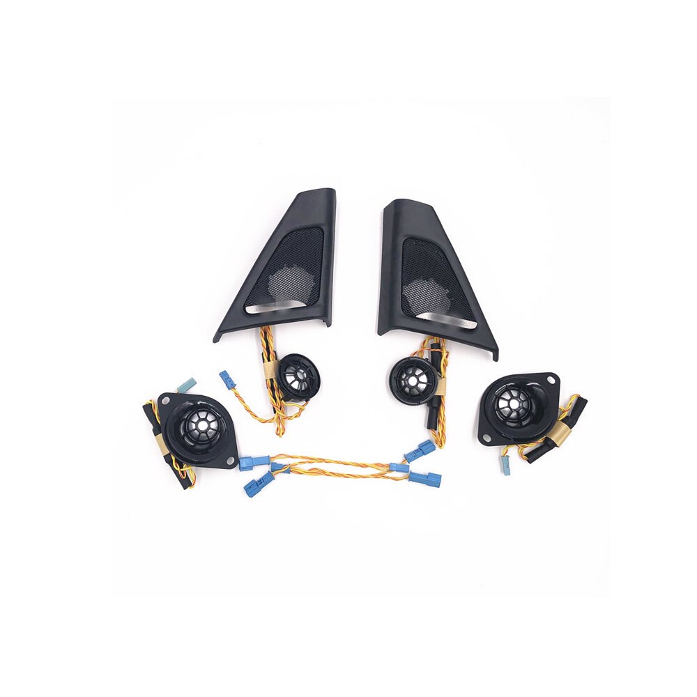 Center tweeter cover for f10 BMW 5 series horns front door speaker trim mid range speakers console dashboard audio treble bass