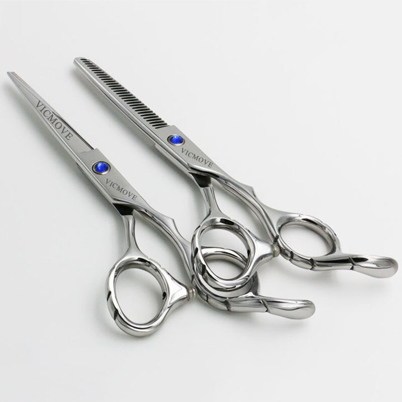 6'' Japan 440C Steel Pet Dog Grooming Scissors Cutting Pet Shears Thinning Scissors: 1 set