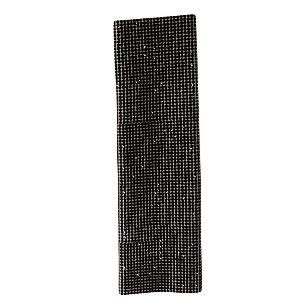 Housse de Microphone en strass, manchon décoratif pour Microphone sans fil pour Disco, scène, fête, émission de télévision: Bleu