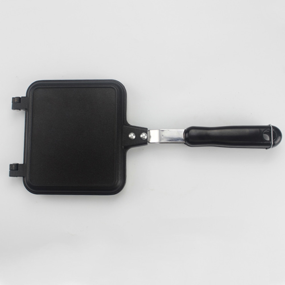 Non-stick Schoon Koekenpan Huis Kookgerei Toast Barbecue Plaat Brood Keuken Wafel Dubbele Side Aluminium Sandwich mold