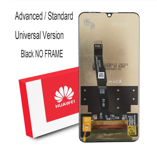 100% Original 6.15 ''IPS Display mit rahmen für Huawei P30 Lite Nova 4e LCD Touch Screen Digitizer MAR-LX1 LX2 AL01 Reparatur Teile: Original No frame