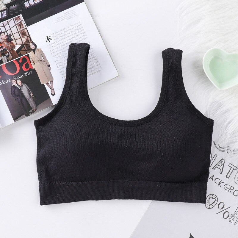 Sujetador deportivo sin costuras para mujer de Yoga gimnasio Tops Sujetador deportivo con almohadillas de Fitness ropa interior transpirable deportes Yoga correr Bras U Tops con espalda: YG1650BK