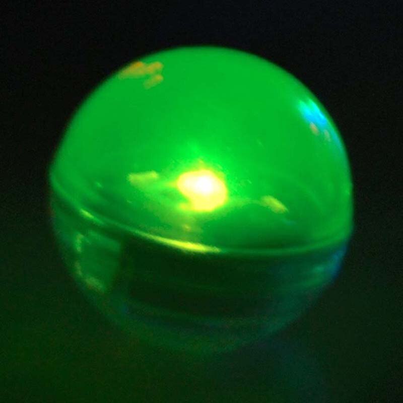 IP68 Waterproof RGB Underwater Submersible light LED Ball Floating Swimming Pool Vase Light for Vase Wedding Party Baby Shower: Green