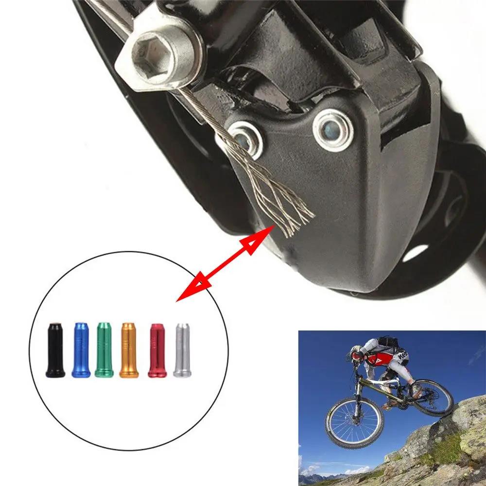 Tampas de extremidade de cabo de bicicleta, tampas de extremidade de fio de bicicleta, desviador de freio, pontas de cabo, crimpagens, acessórios de bicicleta mtb