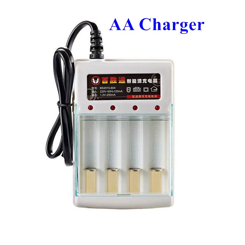 1.2 V Aa 3800Mah Ni-Mh Oplaadbare Batterijen + 1.2 V Aaa 3000 Mah Rechageable Batterij Ni-Mh Batterij: green