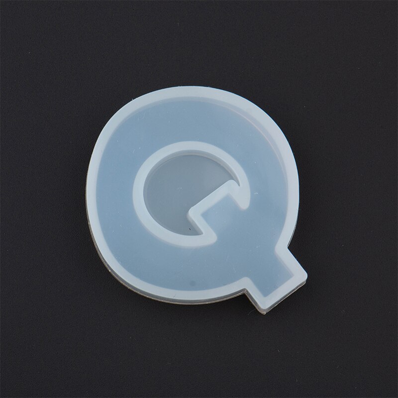 Digital English Alphabet Epoxy Resin Molds Mixed Style Silicone Casting Molds For DIY Jewelry Making Findings Supplies Component: Q