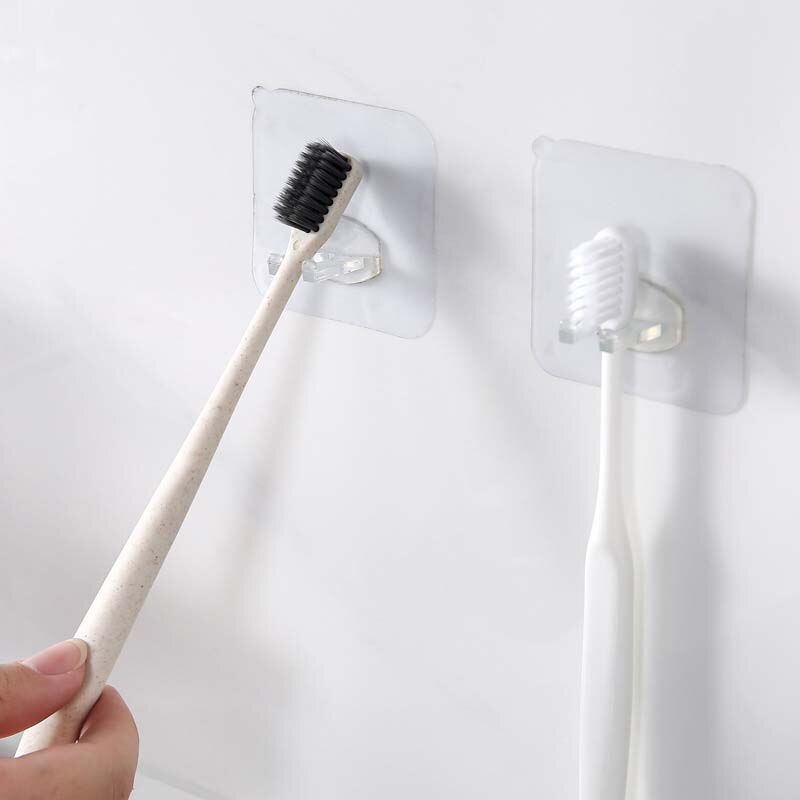 2 stücke Zahnbürste Halfter transparent Reise Stand Wc Rasierer Organizer freundlicher Zahn Pinsel Lagerung Gestell Schlecht Zubehör