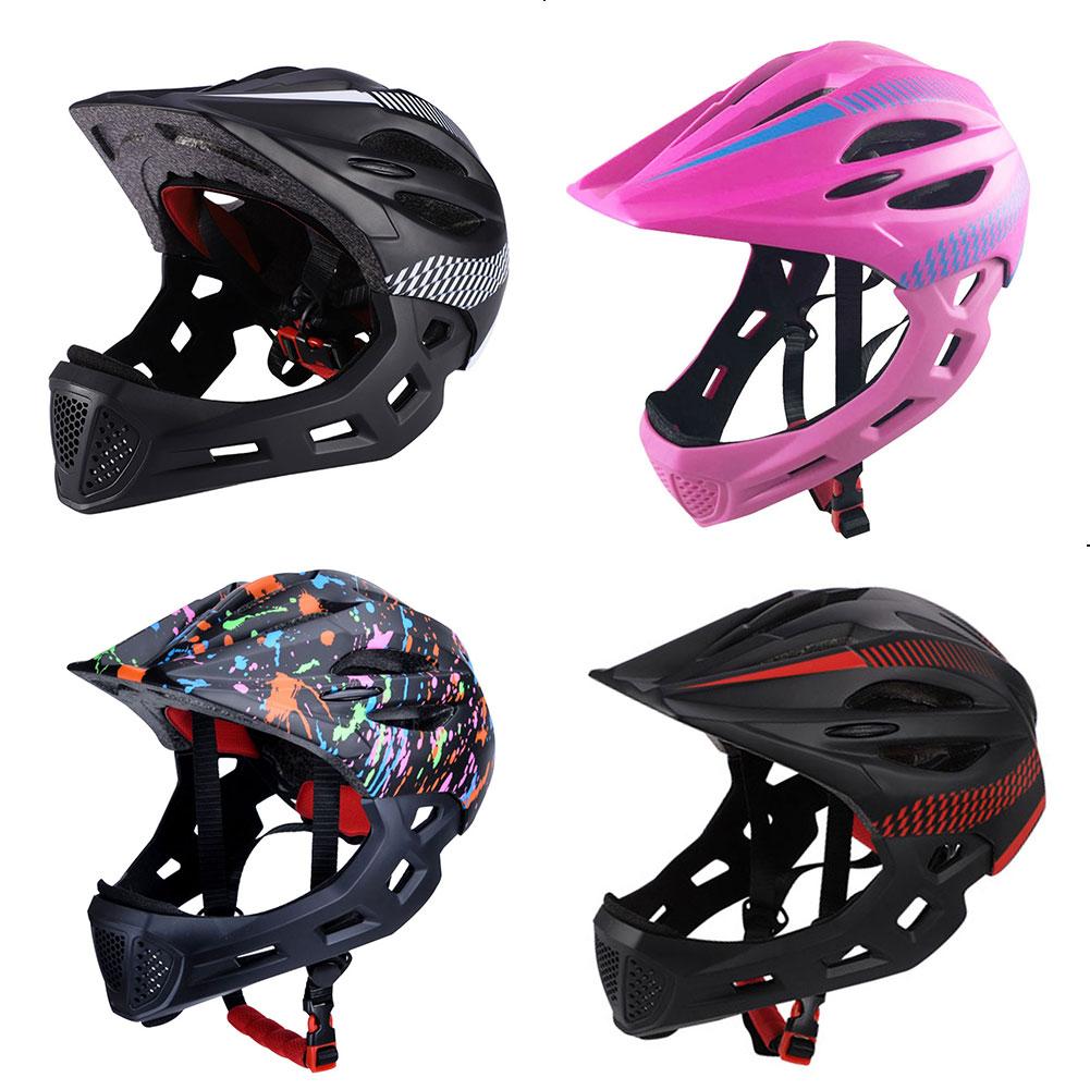 Kinderen Fiets Helm Multifunctionele Sport Integraalhelm Met Achterlichten Voor Fietsen En Schaatsen Sport Veiligheid Helmen