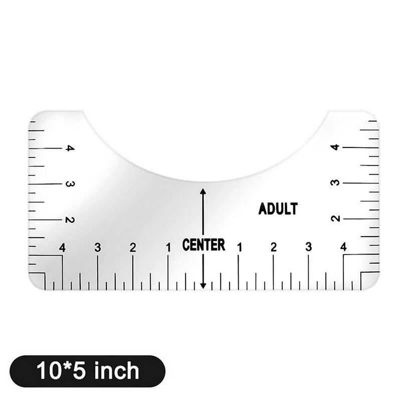 4PCS T-Shirt Ruler Guide Vinyl T-Shirt Ruler Guide Sublimation Designs On T Shirt Vinyl Rulers Guide Size Chart T-Shirts Ruler: 10x5 inch