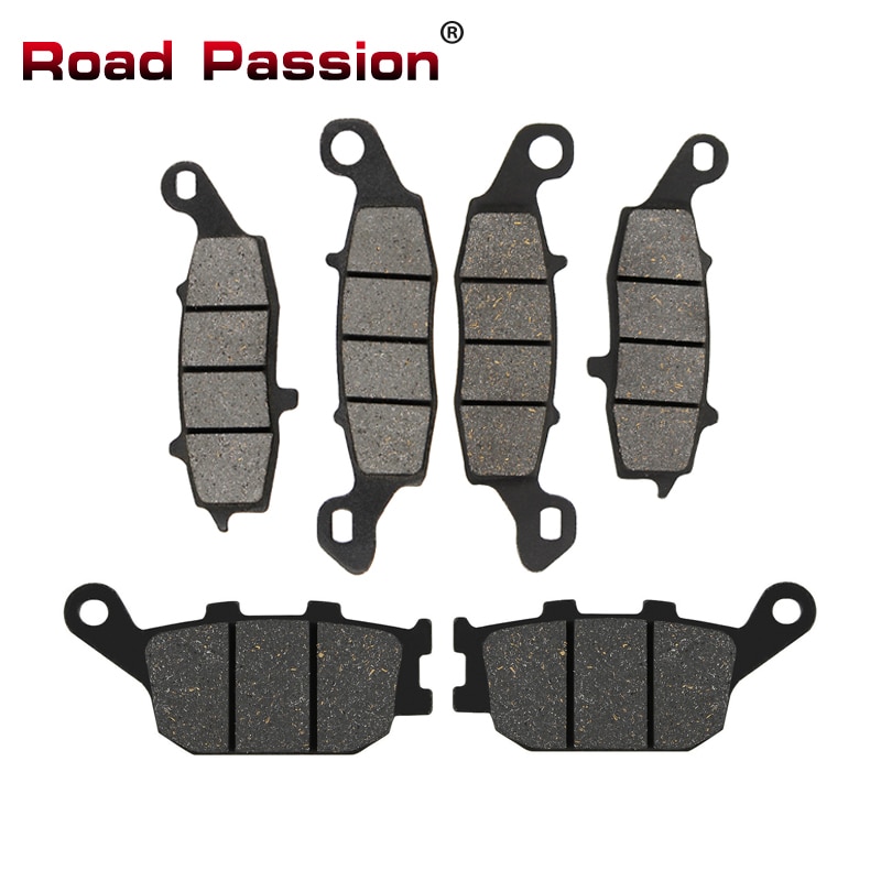 Road Passion Motorcycle Front Rear Brake Pads Set For Suzuki SV400 DL650 DL1000 V-Strom GSF650 Naked Bandit 650 GSR750 SV650