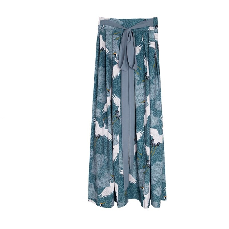 Robe Kimono Style japonais Haori pour femmes, Costume de danse samouraï pour filles, Kawaii, Crane Sakura Yukata, fête Vintage, Cosplay, 11292