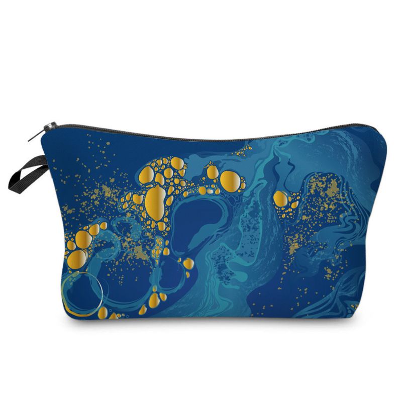 Multifunctional Cosmetic Bag Makeup Case Pouch Toiletry Travel Zip Wash Organize Makeup bag: B